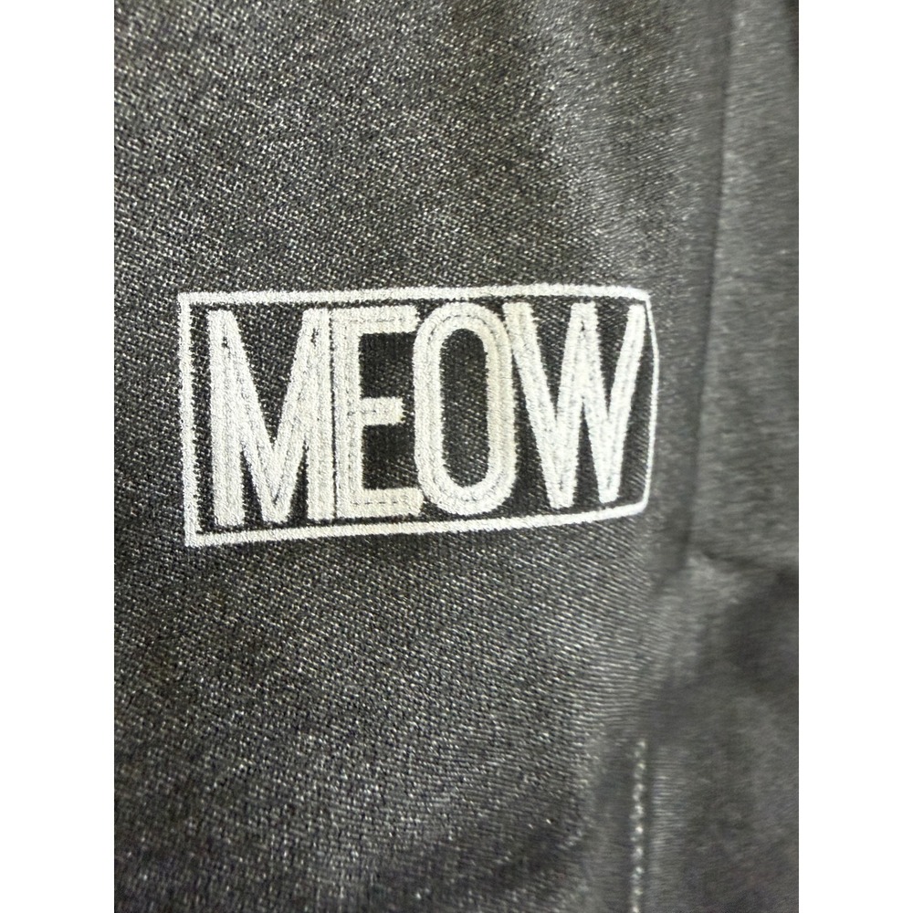 Delta Pro Weight Mens Gray Cat in Carrier T-Shirt Meow Sz L Kitten - Picture 5 of 7